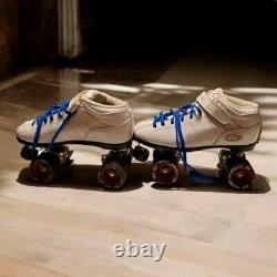 Riedell R3 Cayman Size 10 Mens Roller Skates Vanilla Remix Lite Wheels Dynepro