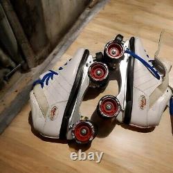 Riedell R3 Cayman Size 10 Mens Roller Skates Vanilla Remix Lite Wheels Dynepro