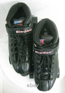 Riedell R3 Cayman Speed Skates Mens 7 Black Womens 8 Used Once