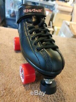 Riedell R3 OUTDOOR roller skate quad size 9 men's black fits size 10 women's