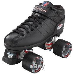 Riedell R3 Quad Roller Skates BLACK (Free Next working day delivery)