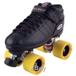 Riedell R3 Yellow Demon Roller Skate package 95a Rink setup