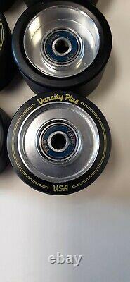 Riedell Radar Varsity Plus Aluminium Hub Roller Skate Wheels with Kwik bearings
