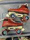 Riedell Red 122 Boots Laser Plates Shaman Wheels 6 Ceramic Bearings