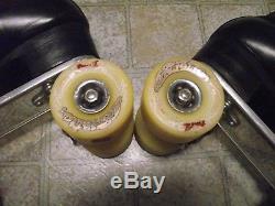 Riedell Red Wing Roller Skate 7.5 297 r Chicago custom plates artistic wheels