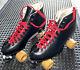 Riedell Red Wing Roller Skates Black, Sure Grip Women's Size 9 Vintage