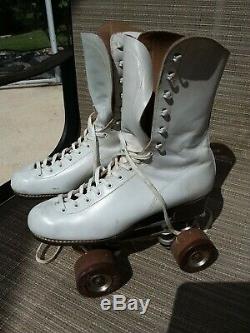 Riedell Red Wing Roller Skates Rare 192 Boot Cleveland Plates FO-MAC Wheels 5.5