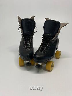 Riedell Red Wing Roller Skates Sz 9 SUPER DELUXE Snyder Skate Plate