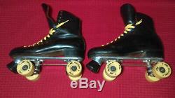 Riedell Red Wing Roller Skates Sz10 All American Wheels Chicago Trophy Bones 627