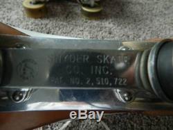 Riedell Red Wing Snyder roller Skates size 8B SR bearings key