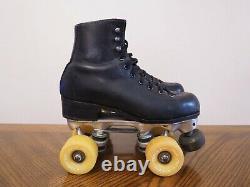 Riedell Red Wings Size 3 1/2 WithPowell 57mm Bones Wheels And Pacer Crown Plates
