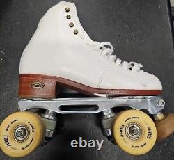 Riedell Roll-Line Energy Figure Skating Size 4 280 With 150 Plate