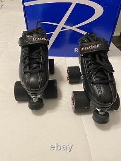 Riedell Roller Skates Black Youth Size 3 or Women's Size 5