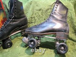 Riedell Roller Skates Chicago Custom Gm II Men Size 8 Metaflex Easy Rider
