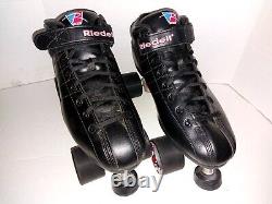 Riedell Roller Skates R3 Cayman Roller Skates Mens Size 13 Black Low Cut Derby