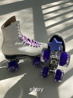 Riedell Roller Skates Size 6-6.5 Moxi Gummy Wheels and More