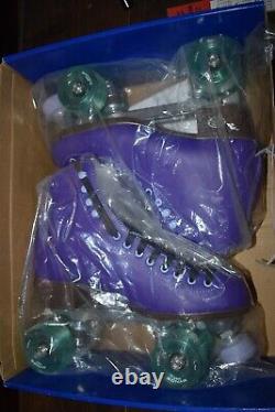 Riedell Roller Skates Size 8 Orbit Outdoor Quad Ultraviolet