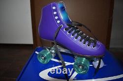 Riedell Roller Skates Size 8 Orbit Outdoor Quad Ultraviolet