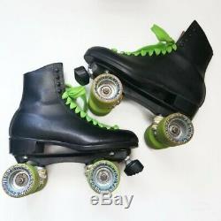 Riedell Roller Skates Texon Leather / Sure Grip Base /Hyper Cannibal Wheels