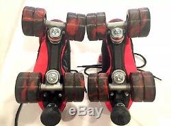Riedell Roller Skates Unisex Size 5 R3 Limited Edition Black Red