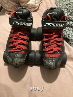 Riedell Roller Speed Skates Carrera Boots Style #2 105B Size 5 Roller Bones 57mm