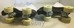 Riedell Roller White 110W Skates Size 4 Riva 57 mm 95A