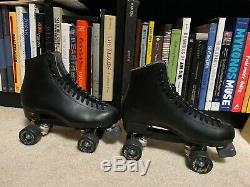 Riedell (SIZE 10) 111 Black Roller Skates Mens Varsity Wheels ridell