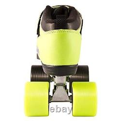 Riedell Skates Dart Ombré Quad Roller Speed Skate Green & Black Size 3