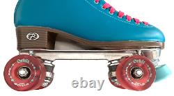 Riedell Skates Orbit Lagoon Outdoor Womens Quad Roller Skates Size 9 with box