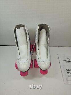 Riedell Skates RW Wave Quad Roller Skates for Indoor/Outdoor White Size 5