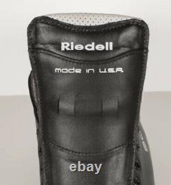 Riedell Solaris Black Skate Boots Sz 3 1/2 C/AA Quad Roller Skate Boot Set Men's