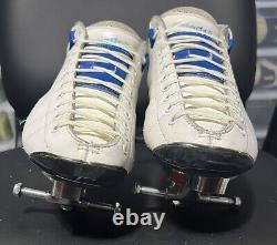 Riedell Solaris Roller Skates Men's Sz 8 With 6.75 Wb Roller Derby Neutron Plates