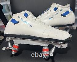 Riedell Solaris Roller Skates Men's Sz 8 With 6.75 Wb Roller Derby Neutron Plates