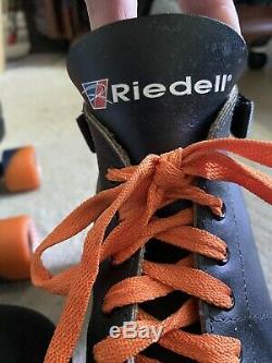 Riedell Speed Roller Skates Size 9 Mens 50 50 Sure Grip USA Wheels