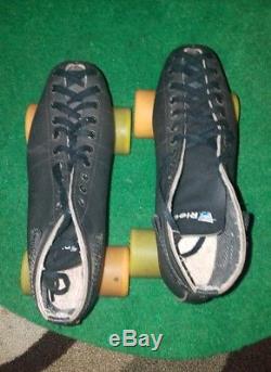 Riedell Sunlite 2 Roller Skates Mens Size 8 With Witch Doctor Hyper Wheels