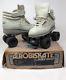 Riedell Tom Peterson Hyper Strada Grey Vintage Roller Skates USA Made Size 8.5