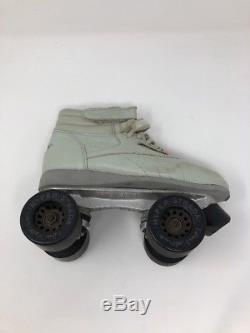 Riedell Tom Peterson Hyper Strada Grey Vintage Roller Skates USA Made Size 8.5