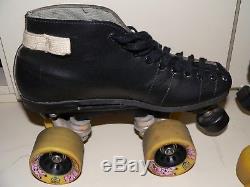 Riedell USA 122 Custom Leather Roller Skates Women's with extra wheel & tools