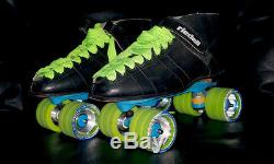 Riedell USA 295 Roller Skates Size 11 Rare Marathon Plates Sure Grip Wheels