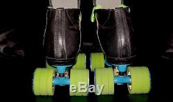 Riedell USA 295 Roller Skates Size 11 Rare Marathon Plates Sure Grip Wheels