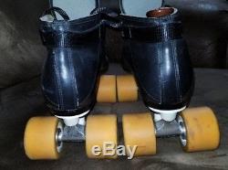 Riedell USA 595 Roller Skates Size 10.5 11 New Sunlite Plates Wicked Lips Wheels