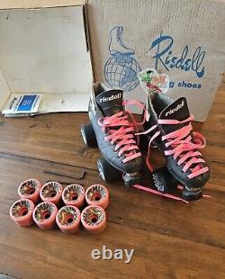 Riedell USA Invader 2L Red Wing With Box And Wheels Skate hyper Rollo Maniac