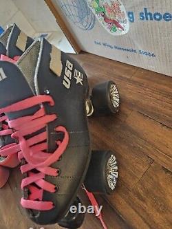 Riedell USA Invader 2L Red Wing With Box And Wheels Skate hyper Rollo Maniac