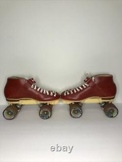 Riedell USA RS-1000 Speedskate Roller Skates With Zinger Speed Wheels Size 6