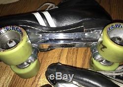 Riedell USA Roller Derby Skates With Labeda Pro-Line 750 Plate Black White $949