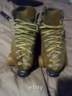 Riedell Vintage speed skate men's size 7 rare suede