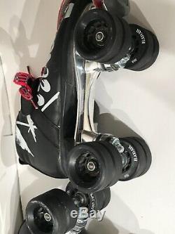 Riedell Vixen 165 Graffiti Signature 8 Derby Roller Skates Black LowCut Boot