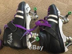 Riedell Wicked Skates size 6 used roller derby powerdyne