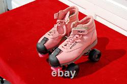Riedell Womens Sure-grip Aerobiskate Pink Roller Skates, USA