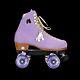 Riedell X Moxi Lolly Suede Lilac QUAD Roller Skates Size 10 NEW IN Box FREE SHIP